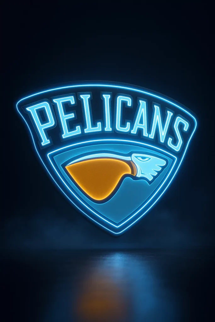 pelicans neon logo